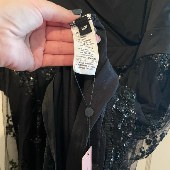 Black Sparkle Dress - Picture 2 of 4